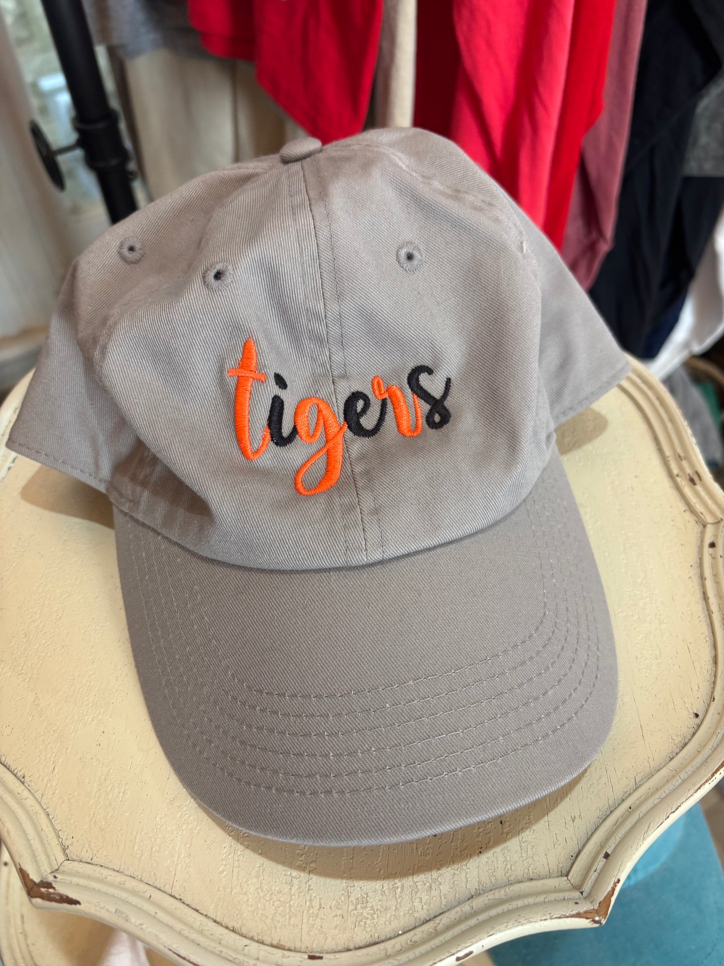 Grey Tigers Adjustable Baseball Cap