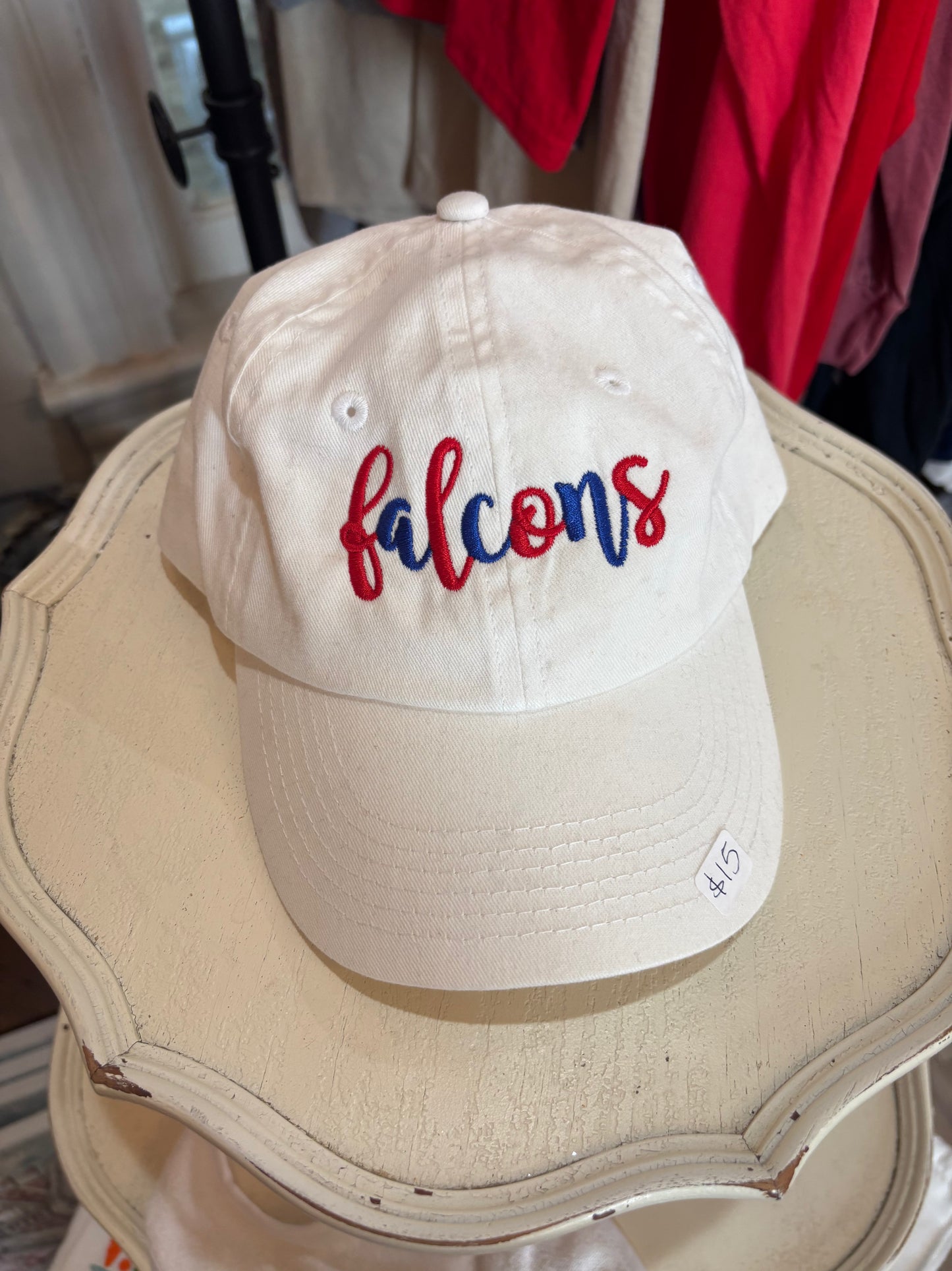 White Falcons Adjustable Baseball Cap