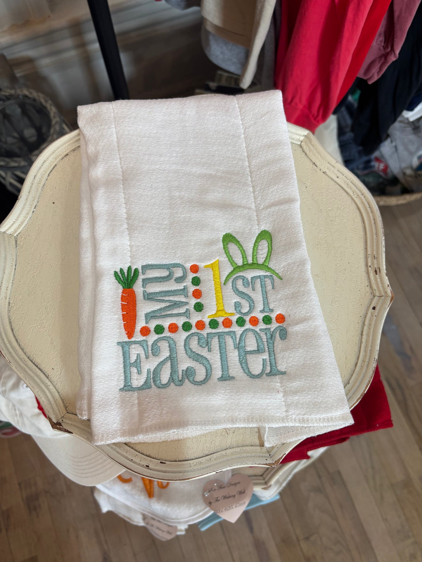 Baby’s First Easter Burping Bib