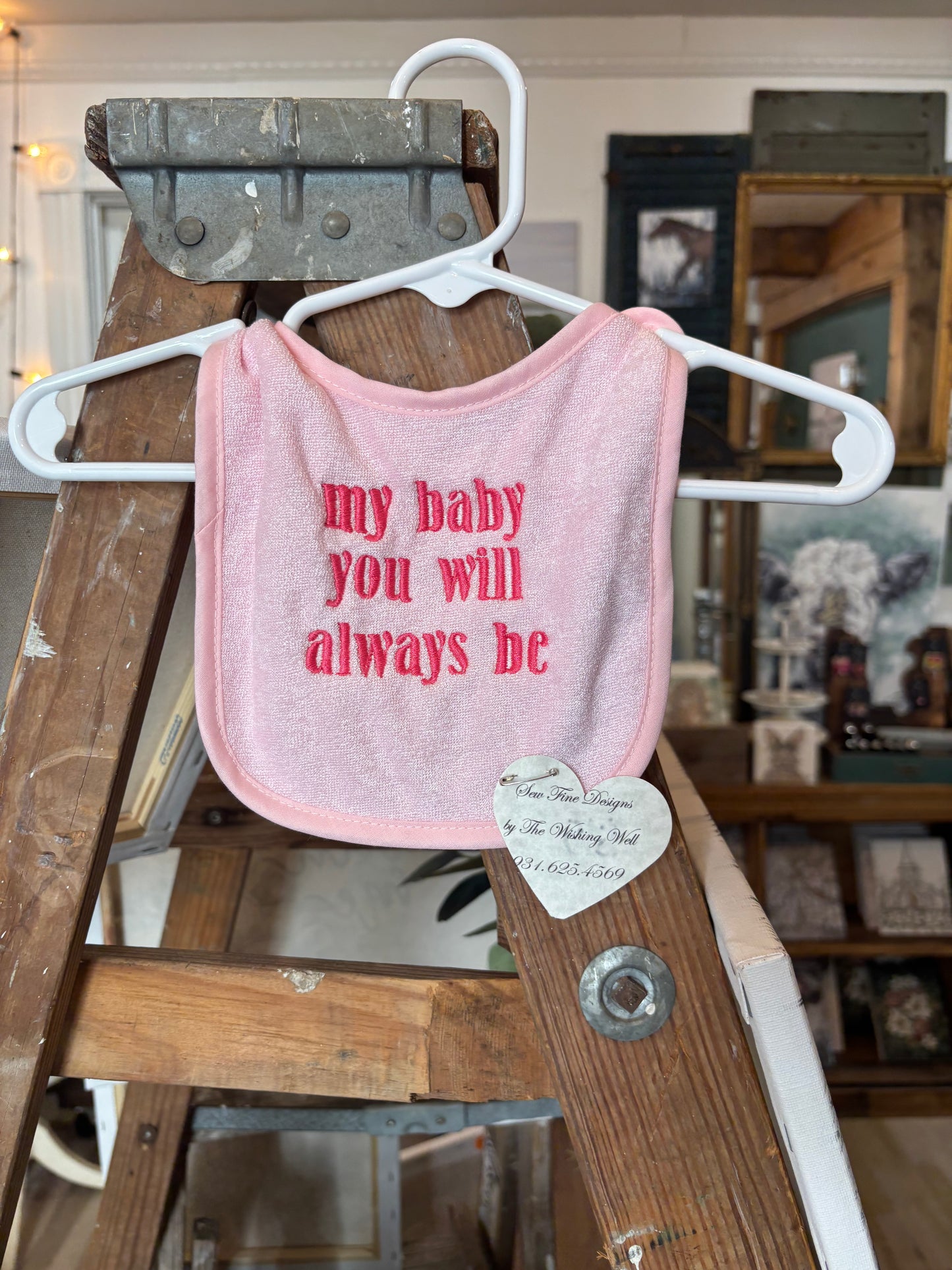 My Baby You Will Always Be, Baby Bib