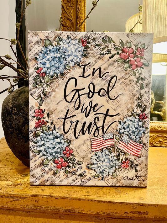 “In God We Trust” Canvas Print