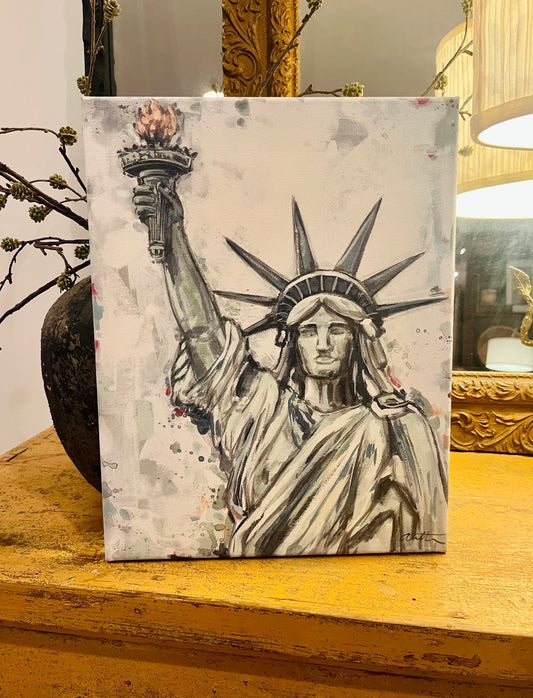 Lady Liberty Canvas Print