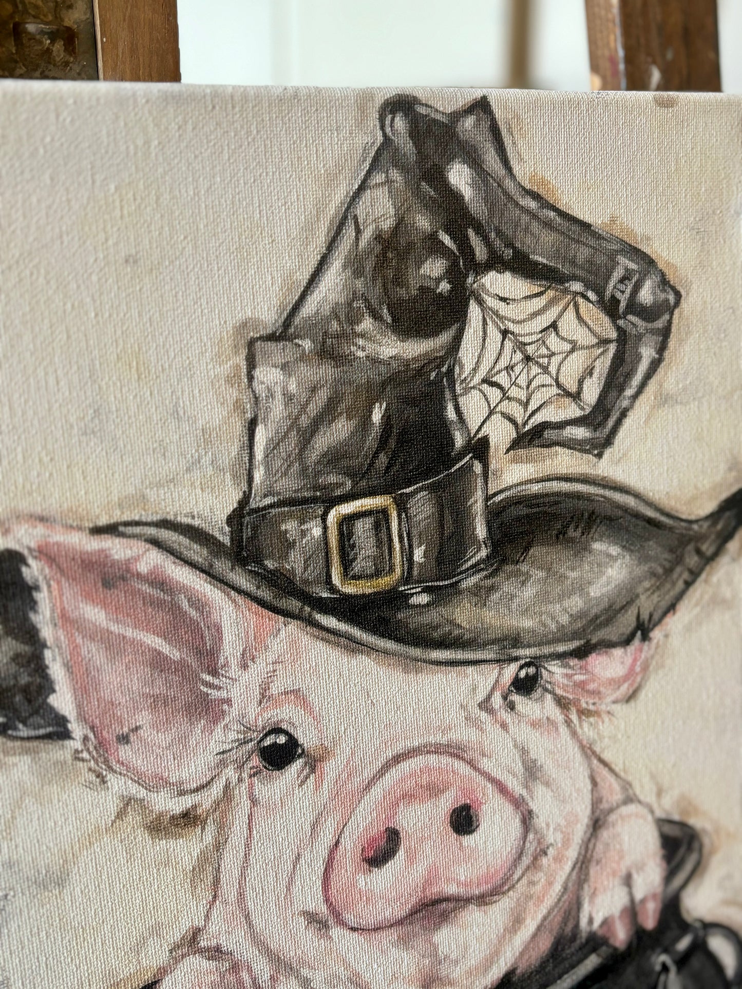 Wilbur’s Web Canvas Print