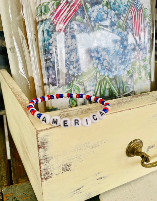 “AMERICA” Multicolored Bracelet