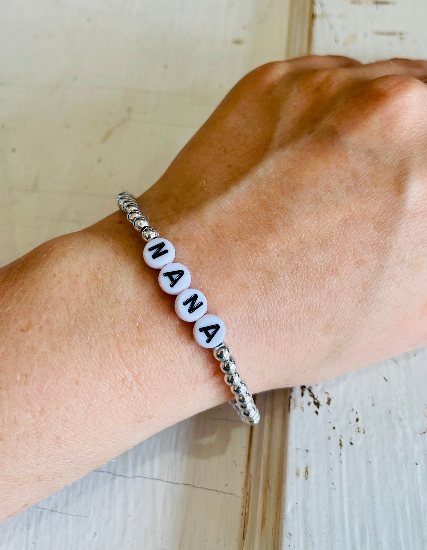 “NANA” Silver Bracelet