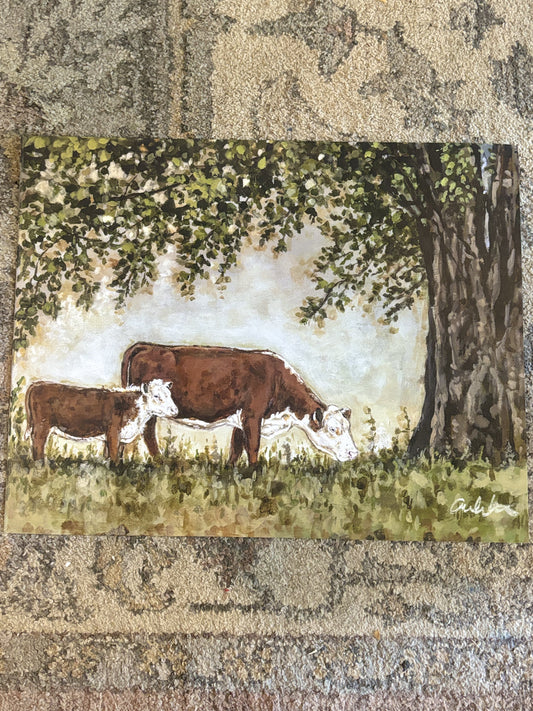 Glowy Graze Paper Print 8x10