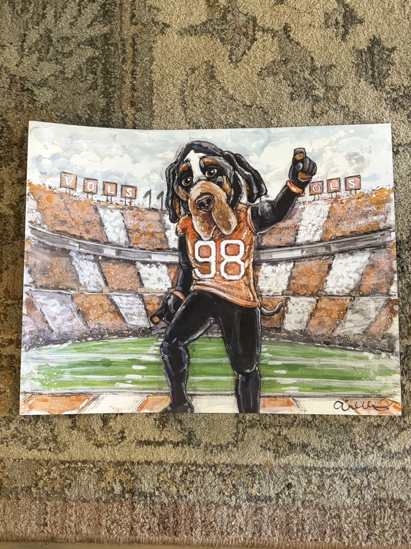 Good Ole Rocky Top Paper Print 8x10