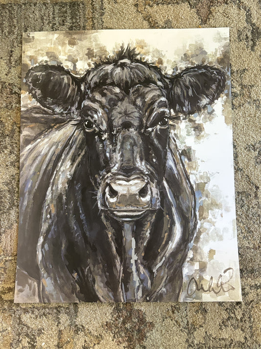 Agnus the Angus Paper Print 11x14