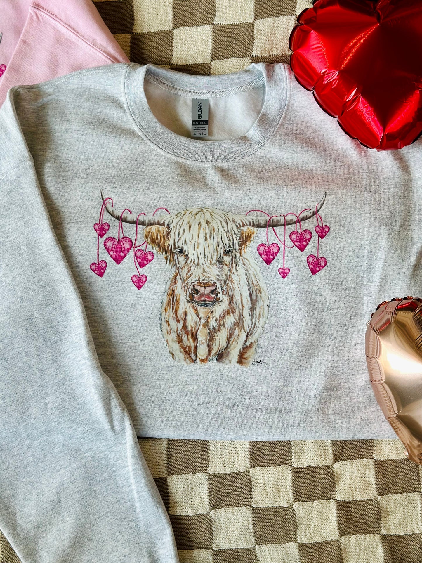 Valentines Sweatshirt,  2XL