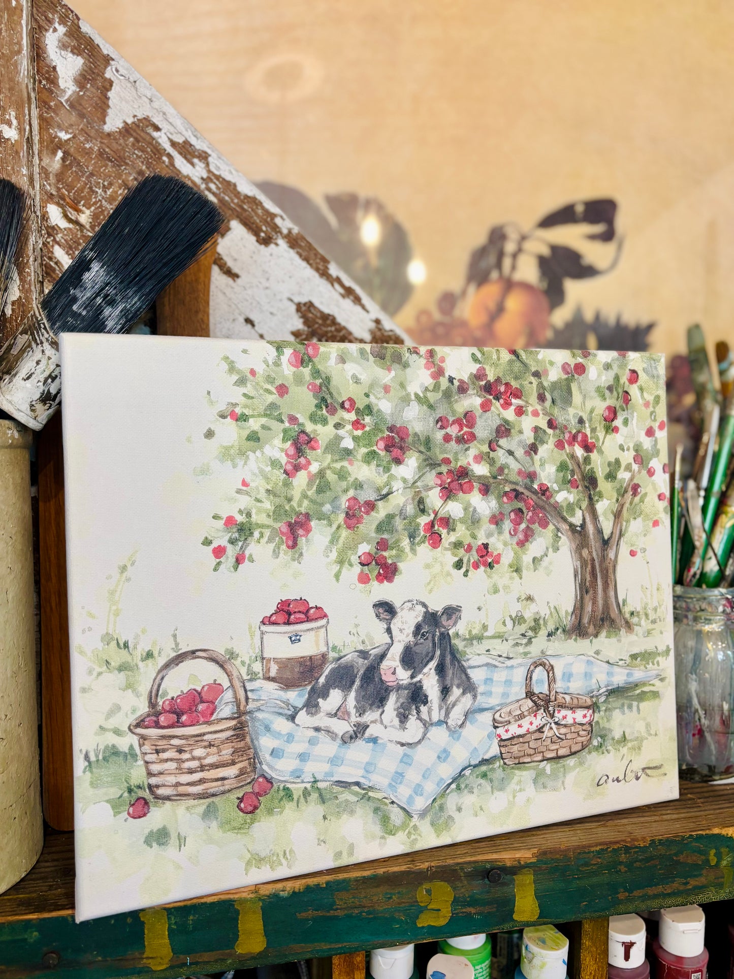 Apple Pickin’ Canvas Print