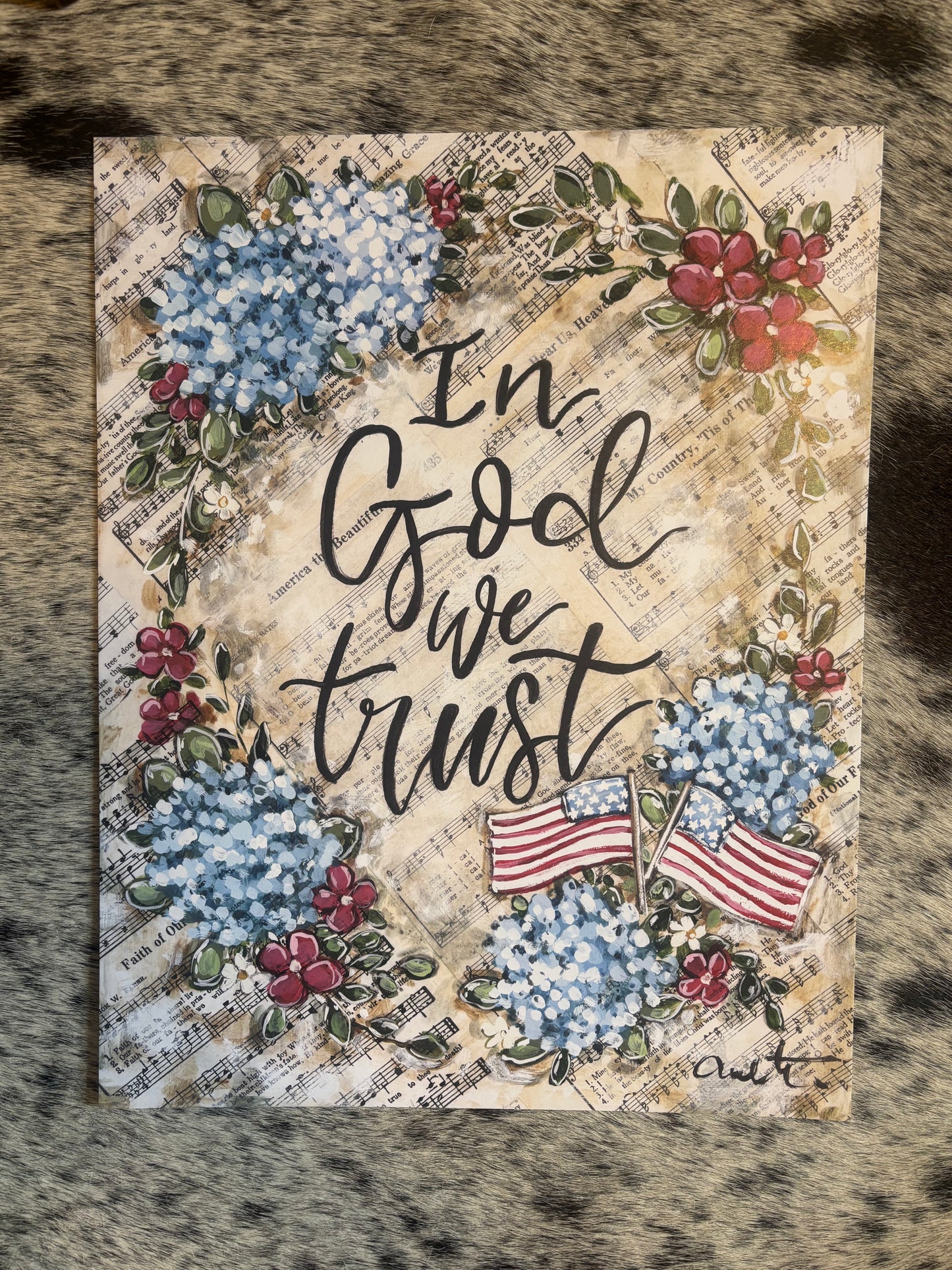 “In God We Trust” Paper Print