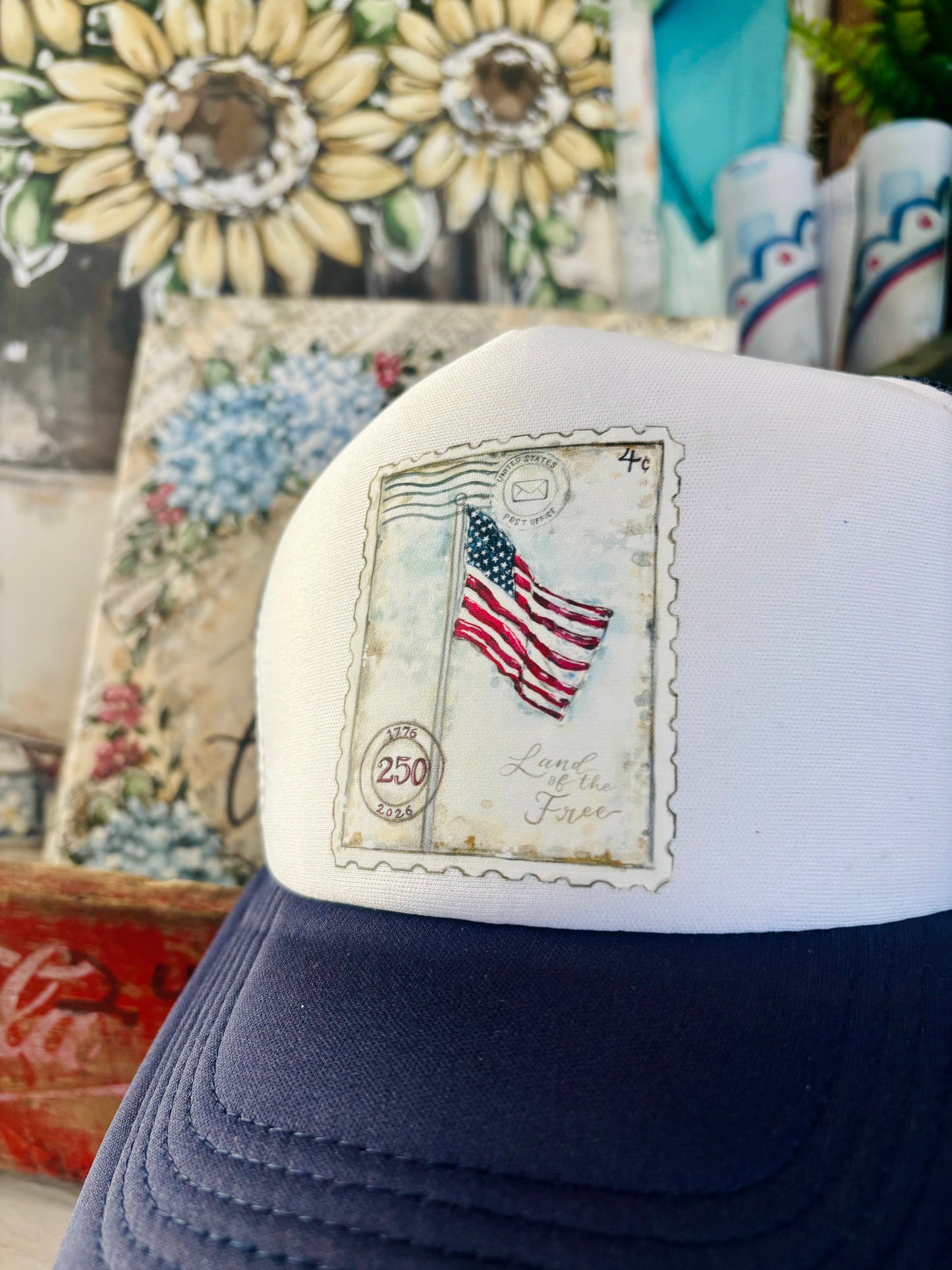 Patriotic Flag Trucker Hat