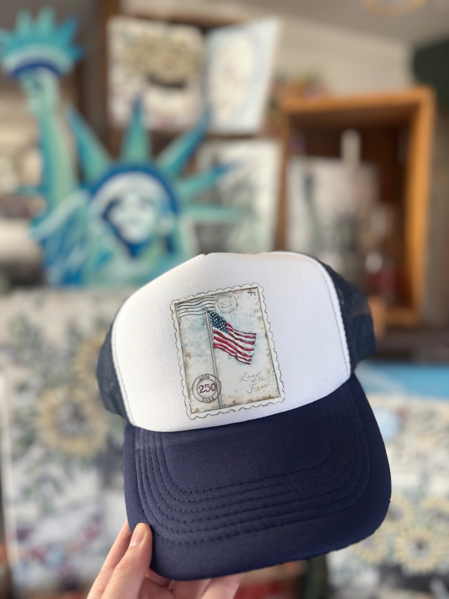 Patriotic Flag Trucker Hat
