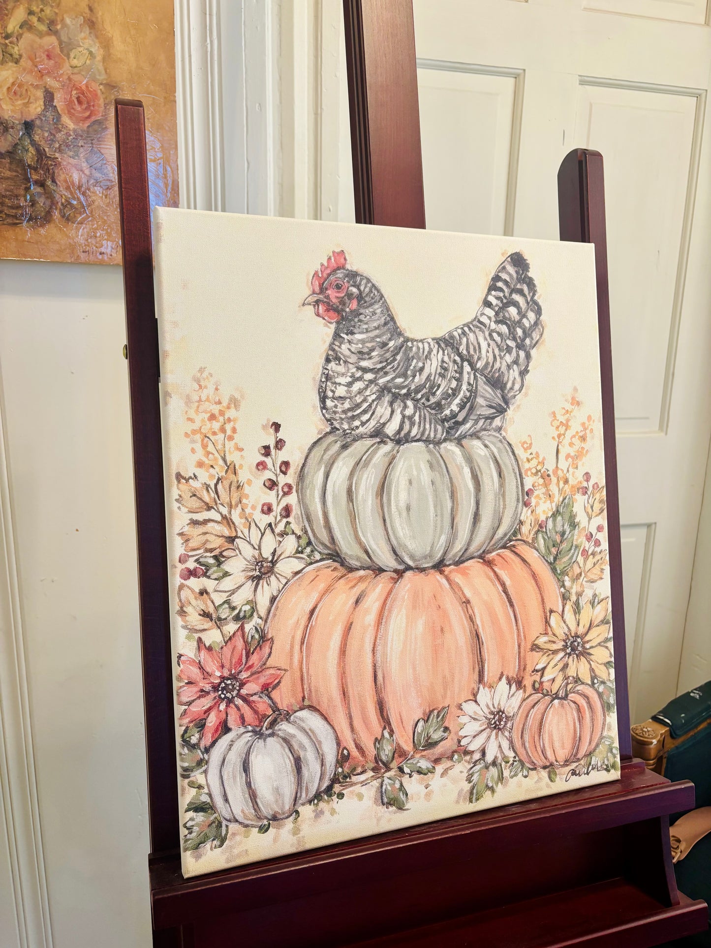 Fall Nestin Canvas Print