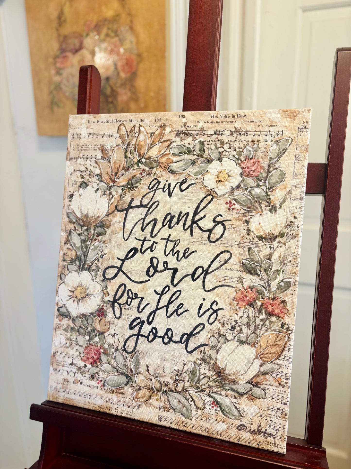 “Give Thanks” Canvas Print