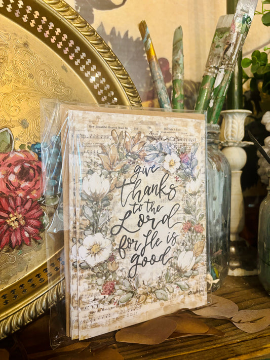 “Give Thanks” Cards