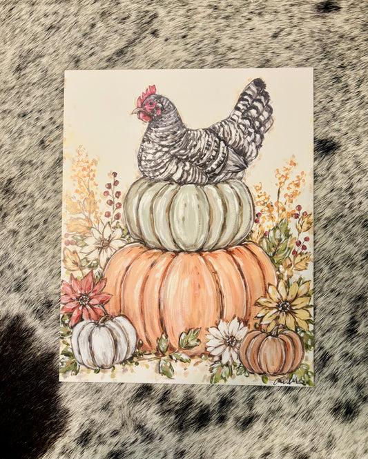 Fall Nestin’ Paper Print