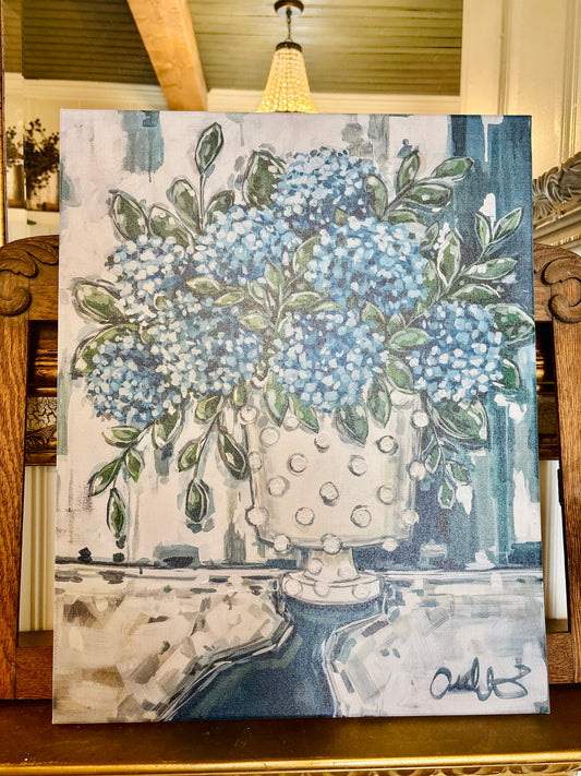 Hydrangeas in Hobnail