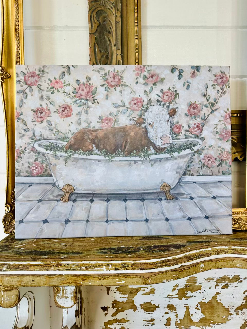 Washin’ Up Canvas Print
