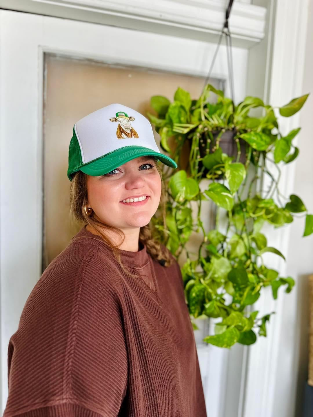 “Support Local Farmers” Trucker Green Hat