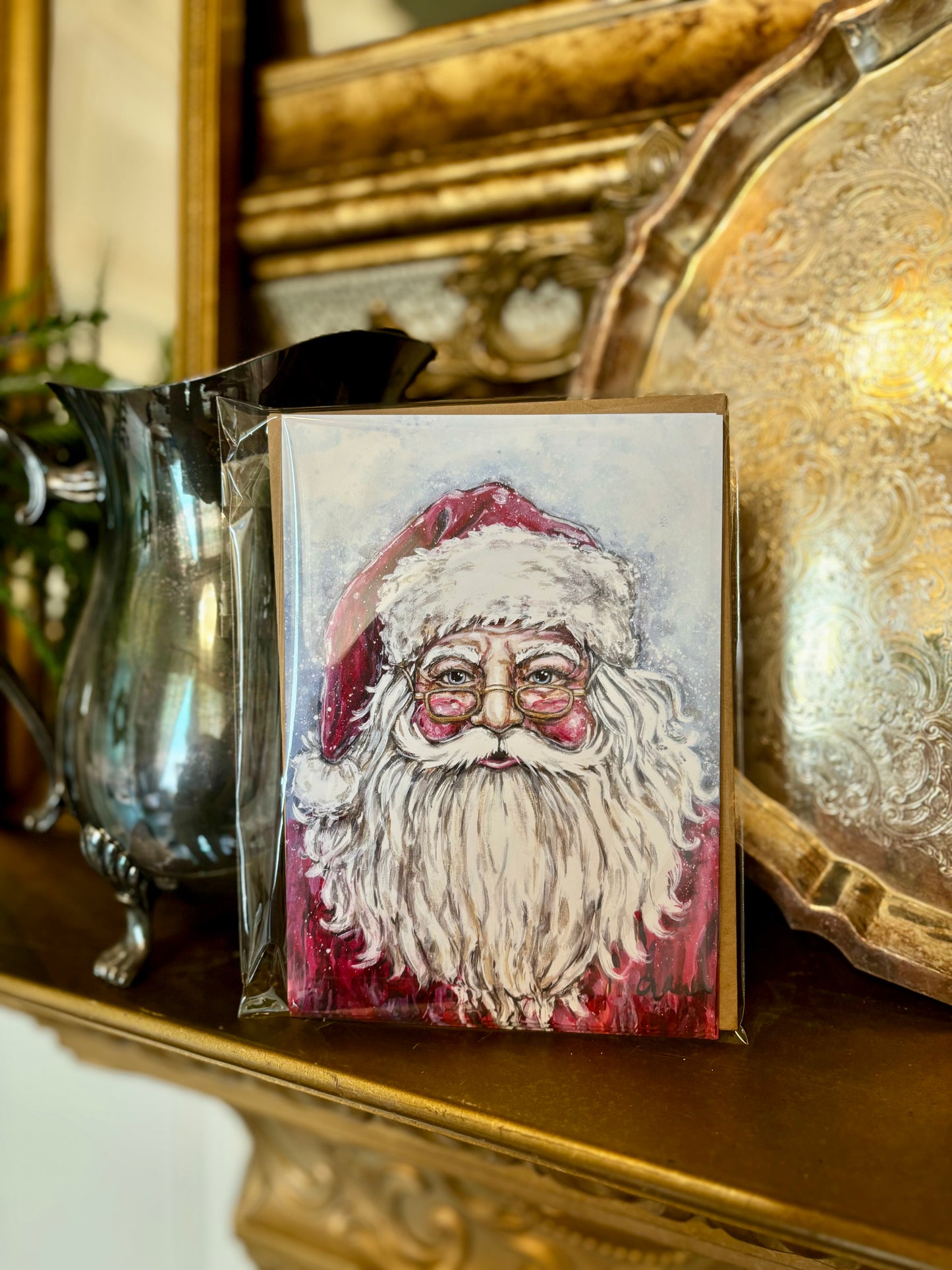 Snowy Santa Cards