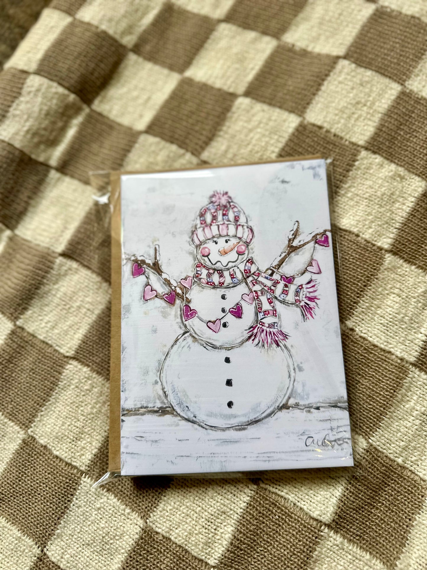 Valentine Snowman Cards