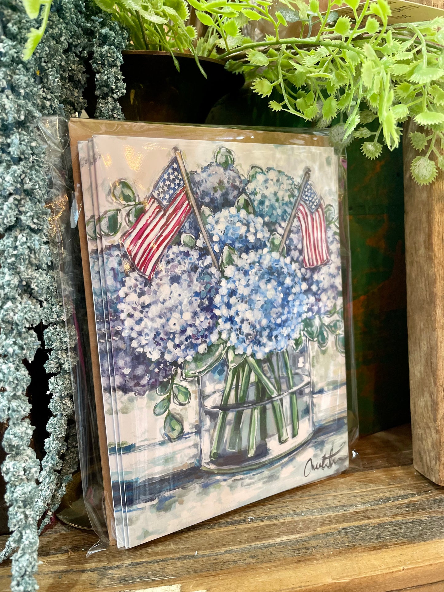 Patriotic Floral Cards