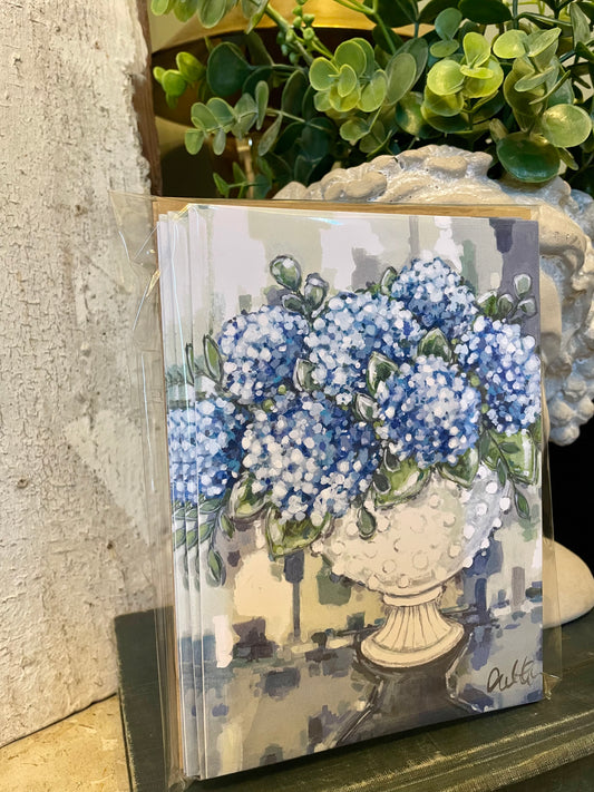 Blue Hydrangeas Cards