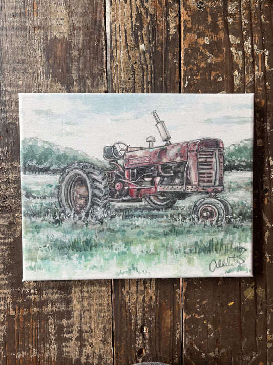 Tractor 11x14