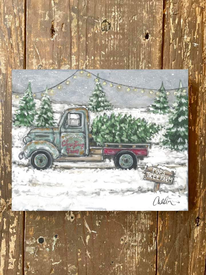 Pop's Tree Farm 16x20