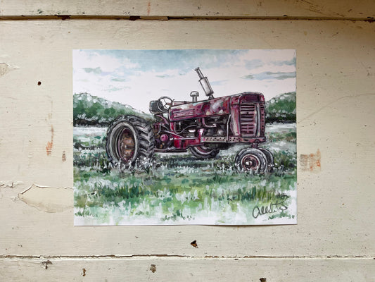 Tractor 11x14