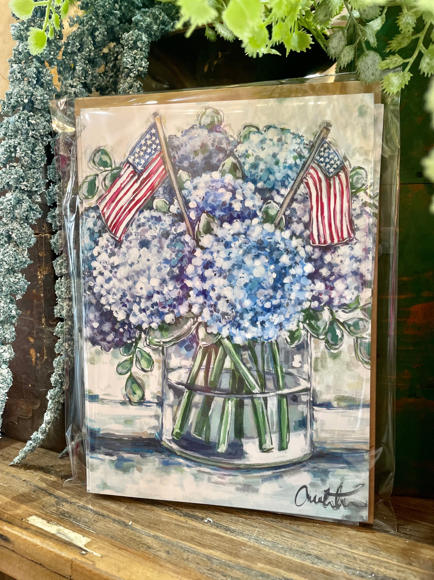 Patriotic Floral Cards