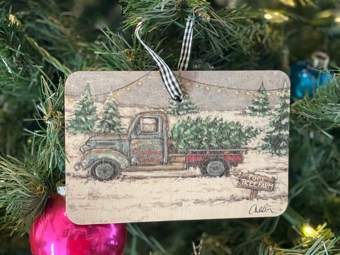 Pop's Tree Farm Ornament