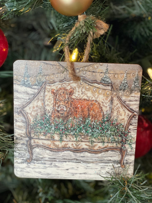 Highland on Settee Ornament