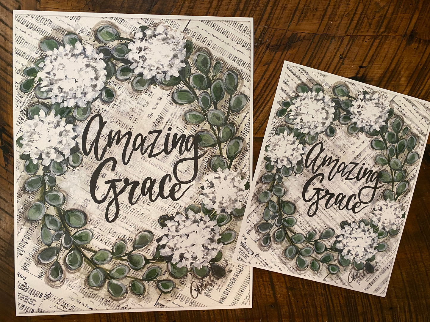 Amazing Grace Paper Print 11x14