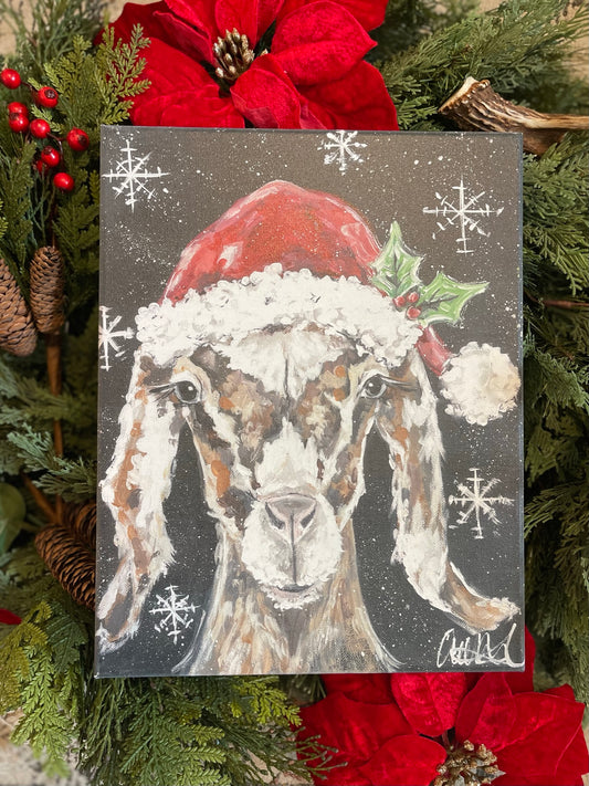 Christmas Goat 16x20