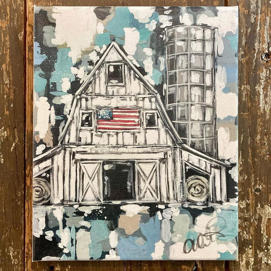 Red, White, and Barn 8x10