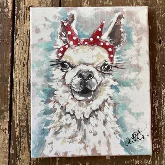 Llama Drama 8x10