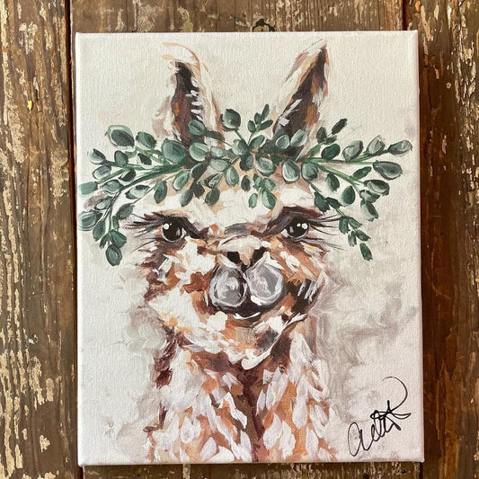 Buttercup the Llama 8x10