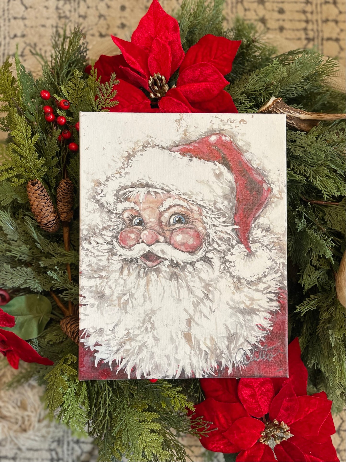 Jolly St. Nick 16x20