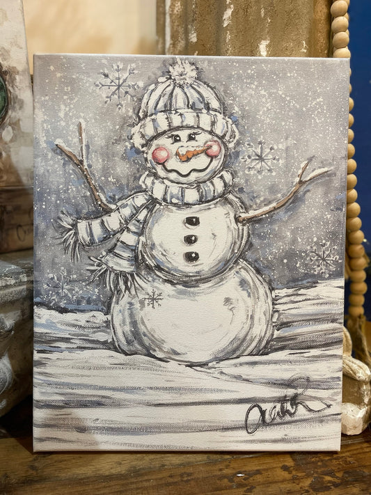 Snowman 16x20