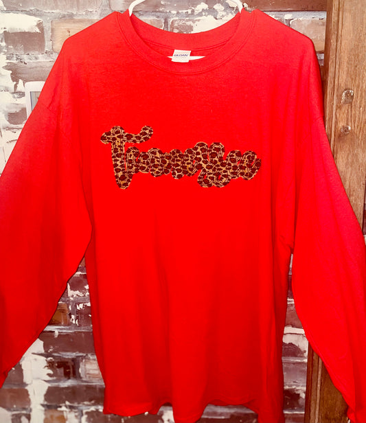 Red Tennessee Long-Sleeve Shirt: X Large