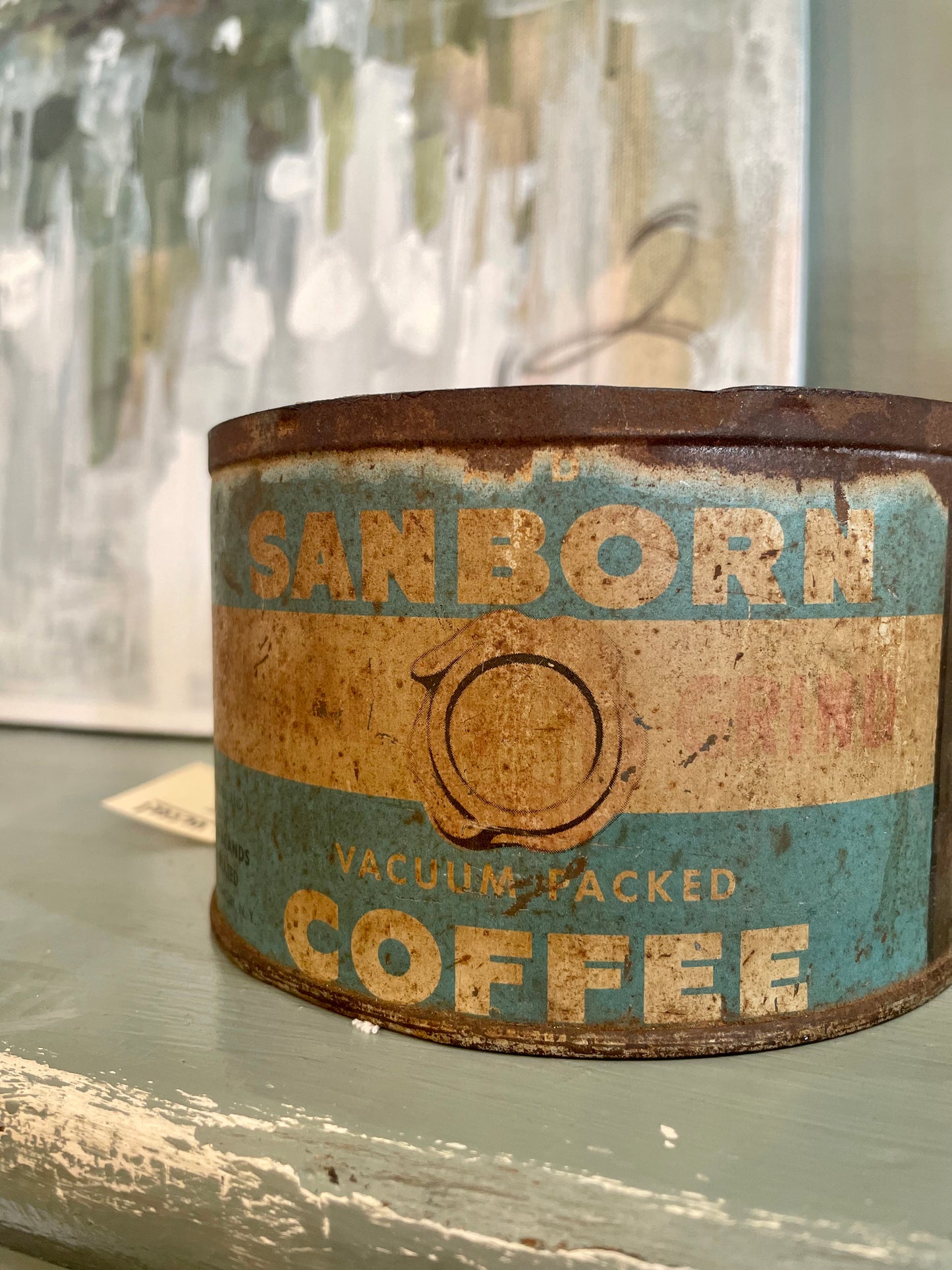 Vintage Sunborn Coffee Tin