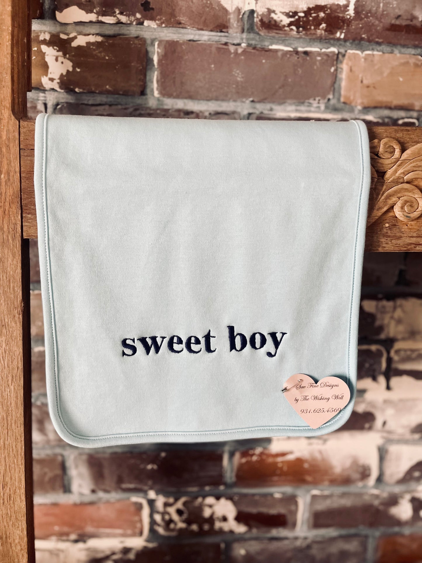 Baby Boy Burp Cloth