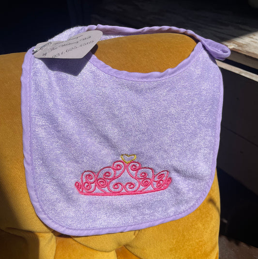 Princess Burp Cloth